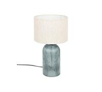 Lampe à poser - ATMOSPHERA - Mati - Verre Bleu - H42cm - Électrique - Intérieur