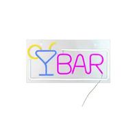 Créateur d'intérieur - Lampe Murale Néon LED "Bar" 42cm Multicolore