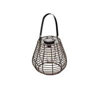 Créateur d'intérieur - Lampe Solaire d'Extérieur Viky 26cm Marron Tonka