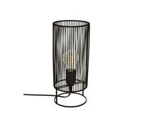 Atmosphera Lampe à poser Nora noir H30 cm