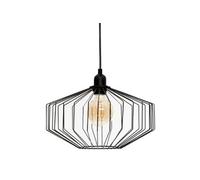 Atmosphera Créateur d'intérieur - Lampe Suspension en Métal "Azur" 30cm Noir Noir G