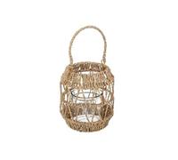 Créateur d'intérieur - Lanterne Déco en Rotin "Muli" 18cm Beige