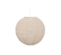 Lanterne japonaise boule ""Jordy"" beige D35cm - Atmosphera createur d'interieur