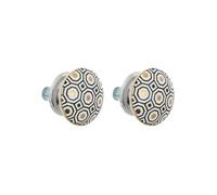 Créateur d'intérieur - Lot de 2 Boutons de Meuble "Arianna" 4cm Blanc