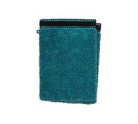Atmosphera Créateur d'intérieur - Lot de 2 Gants de Toilette Joia 15x21cm Bleu Canard Bleu