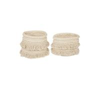 Set de 2 paniers Sea view coton recyclé Beige