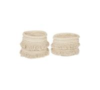 Créateur d'intérieur - Lot de 2 Paniers Déco Seav 25cm Beige