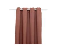Atmosphera Créateur d'intérieur - Lot de 2 Rideaux Occultants "Kerry" 135x240cm Terracotta