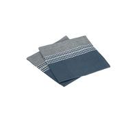 Atmosphera Créateur d'intérieur - Lot de 2 Serviettes de Table Dolly 40x40cm Bleu Canard Bleu G