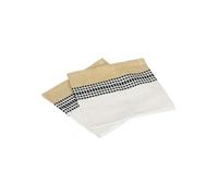Atmosphera – Lot de 2 Serviettes de Table Dolly 40x40 cm Ocre