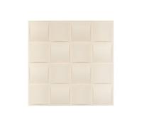 Atmosphera Créateur d'intérieur - Lot de 2 Stickers Carrés "Oren" 30x30cm Blanc Blanc
