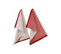 Atmosphera Créateur d'intérieur - Lot de 2 Torchons de Cuisine "Poulette" 70cm Multicolore Multicolore G