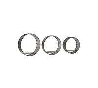 Créateur d'intérieur - Lot de 3 Etagères Murales en Métal "Perf" 35cm Noir