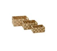Créateur d'intérieur - Lot de 3 Paniers de Rangement "Nadi" 37cm Marron