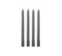 Atmosphera Créateur d'intérieur - Lot de 4 Bougies Bâton "Hugo" 180g Vert Kaki G
