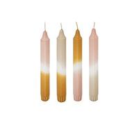 Créateur d'intérieur - Lot de 4 Bougies Bâton "Laya" 18cm Multicolore