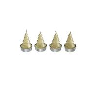 Atmosphera - Bougie chauffe-plat sapin or x4