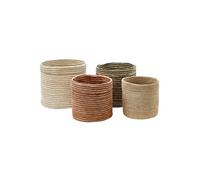 Lot de 4 Paniers en Jute "Tito" 40cm Multicolore