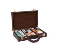 Créateur d'intérieur - Mallette de Poker "Jule" 30cm Marron