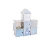 , créateur d'intérieur-Meuble de rangement enfant château gris