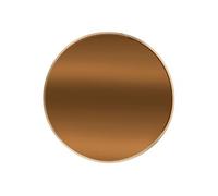 Créateur d'intérieur - Miroir Mural Design "Alice" 50cm Ambre