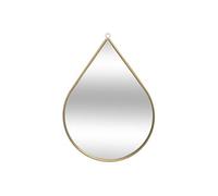 Créateur d'intérieur - Miroir Mural en Métal "Goutte" 29cm Or