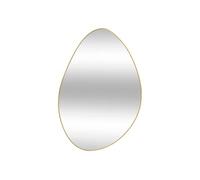 Atmosphera - Miroir mural Roman organique doré 60 x 40 cm - fixation horizontale ou verticale