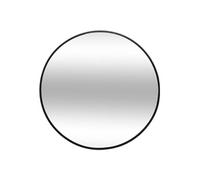 Atmosphera - Miroir mural rond Alice - Diamètre 38 cm - Structure métal noir