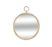Atmosphera Créateur d'intérieur - Miroir Mural Rond en Rotin "Kailua" 38cm Naturel miroir G