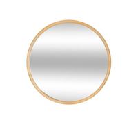Atmosphera - Miroir mural rond Kim - Bois Ø55 cm Naturel beige