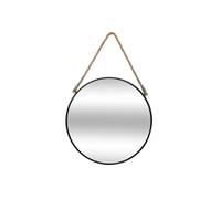 Atmosphera Miroir à suspendre « Corde » Diamètre 55 cm Noir
