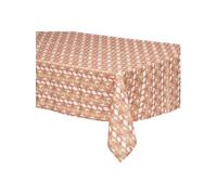 Atmosphera Créateur d'intérieur - Nappe Antitache à Motifs "Zélie" 140x240cm Terracotta Terracotta G