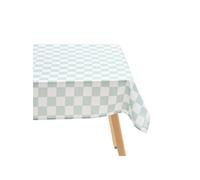 Atmosphera Créateur d'intérieur - Nappe Antitache Imprimé "Della Pasta" 150x300cm Vert Céladon Vert