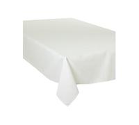 Nappe anti-tâche ""Lallie"" blanc ivoire 150x300cm - Atmosphera Créateur d'intérieur