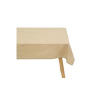 Créateur d'intérieur - Nappe Brodé en Coton "Joy" 150x250cm Beige