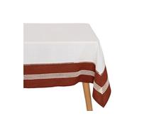 Créateur d'intérieur - Nappe en Coton "Nuba" 150x250cm Blanc