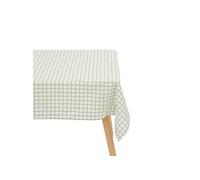 Créateur d'intérieur - Nappe Quadrillée "Garrigue" 140x240cm Vert