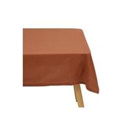 Nappe Rectangulaire "Chambray" 140x240cm Terracotta