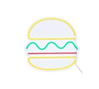 Atmosphera Créateur d'intérieur - Néon LED Mural "Burger" 30cm Multicolore Multicolore