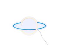 Créateur d'intérieur - Néon LED Mural "Planet" 36cm Bleu
