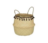 Atmosphera Créateur d'intérieur - Panier à Pompons Pliable "Alina" 37cm Beige Beige G
