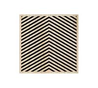 Créateur d'intérieur - Panneau Mural Déco à Chevrons "Eileen" 58x58cm Naturel