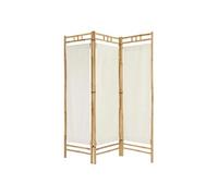 Atmosphera Paravent Kalel bambou blanc 170 x 135,5 x 3 cm