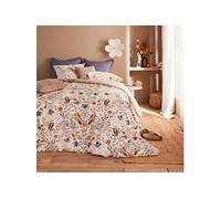 Atmosphera Parure de lit 3 pièces Kilda 240x220 cm Réversible Coton végétal Multicolore