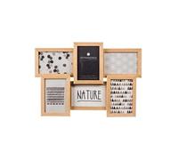 Atmosphera Pêle-Mêle Mia – 6 cadres photos en bois – 10 x 15 cm