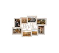 Atmosphera Pèle-mêle Maeva en bois 8 photos H38,5 cm