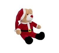 Atmosphera Créateur d'intérieur - Peluche Déco Ours Père Noël 60cm Rouge