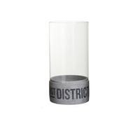 Créateur d'intérieur - Photophore en Verre "1st District" 20cm Transparent