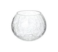 Atmosphera Créateur d'intérieur - Photophore en Verre "Craq" 10cm Transparent Transparent G