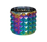 Atmosphera Créateur d'intérieur - Photophore en Verre Paon 8cm Multicolore Multicolore